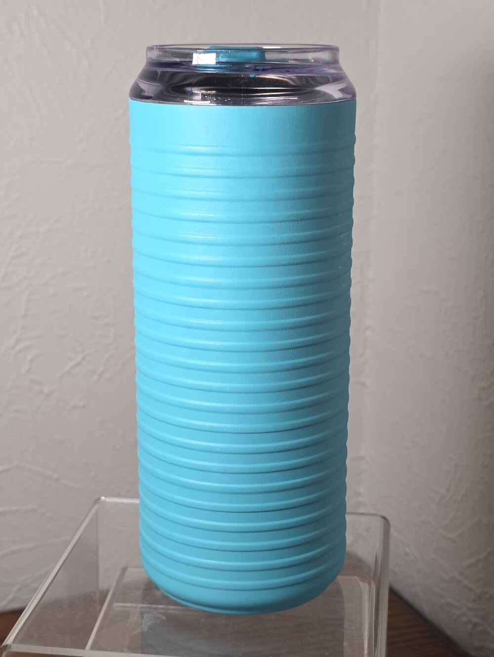Manna Callie Tallboy Textured Tumbler 18 Oz Teal Stainless Steel - Splash Proof